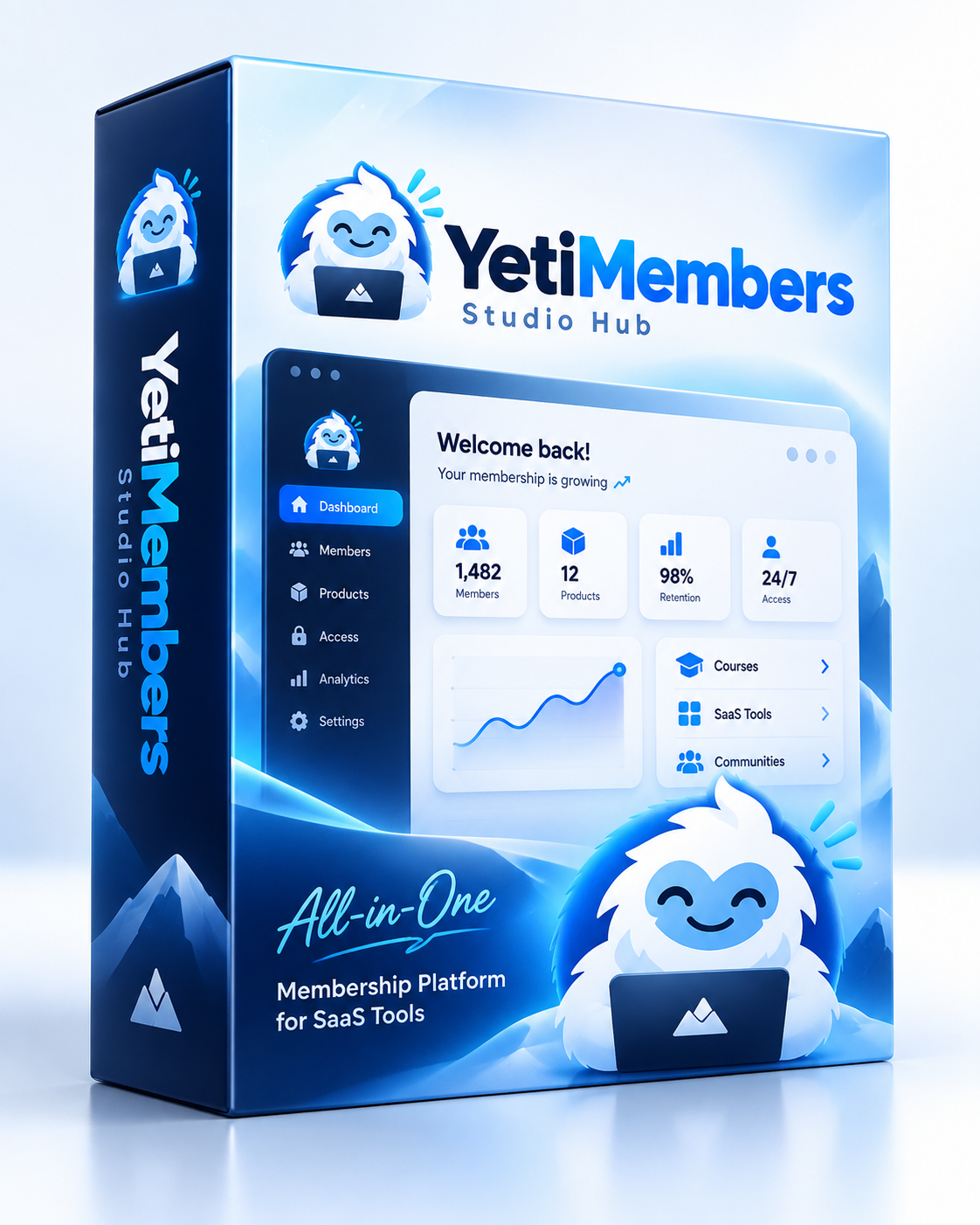 YetiMembers Studio Hub software box